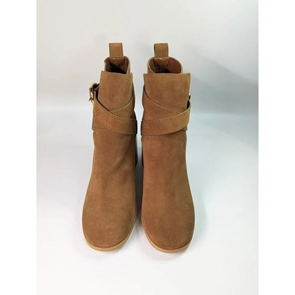 See By Chloe Women's Lyna Ankle Boot Tan Suede Size 40 EU / 10 US (MSRP $525) - Picture 4 of 12